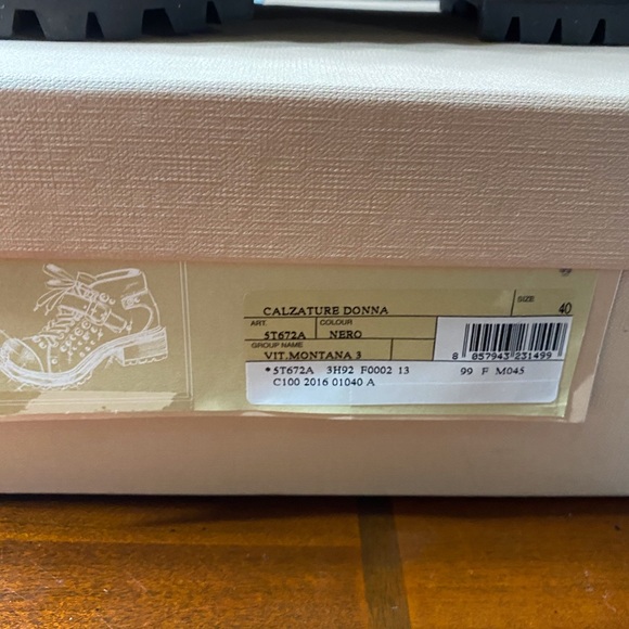 MIU MIU Studded Combat Boot NEW Black size EU 40 - Picture 10 of 13